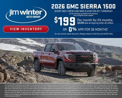 2026 GMC Sierra 1500 SLE
