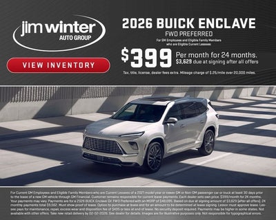 2026 Buick Enclave Avenir