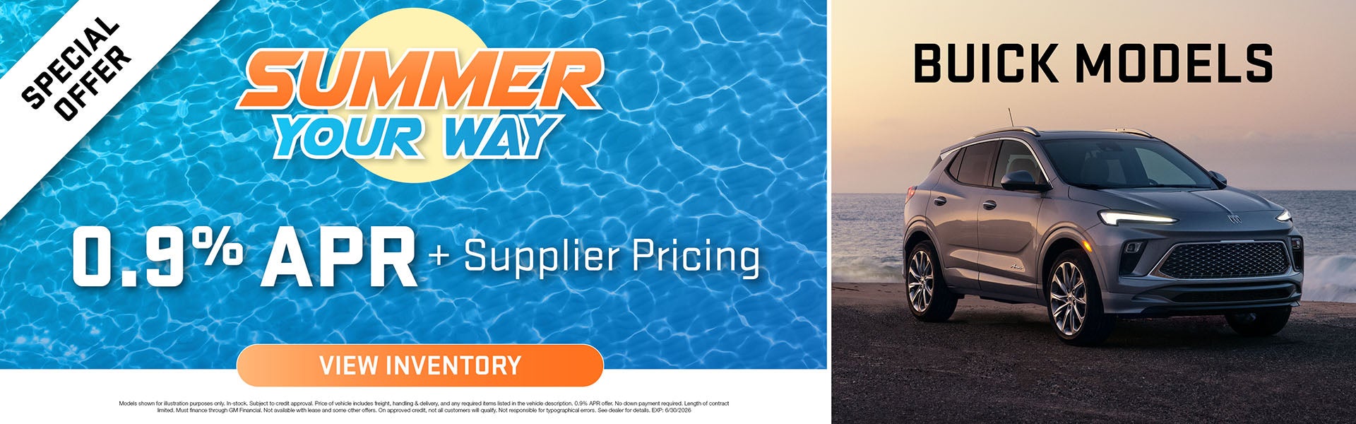 BUICK MODELS APR offers